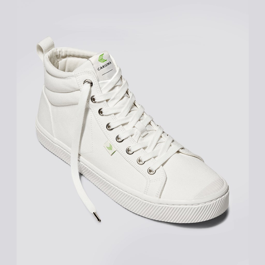 OCA HIGH Cariuma High Top Tela Vegan Off-White Homme | RST-3984202